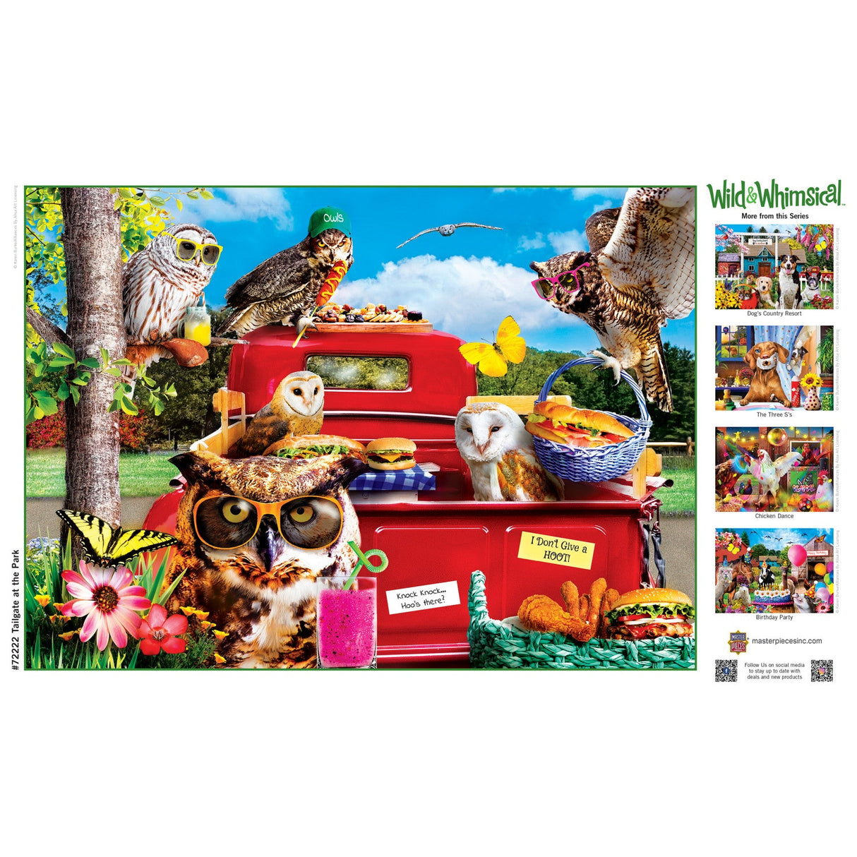 Wild & Whimsical - Tailgate at the Park 1000 Piece Jigsaw Puzzle