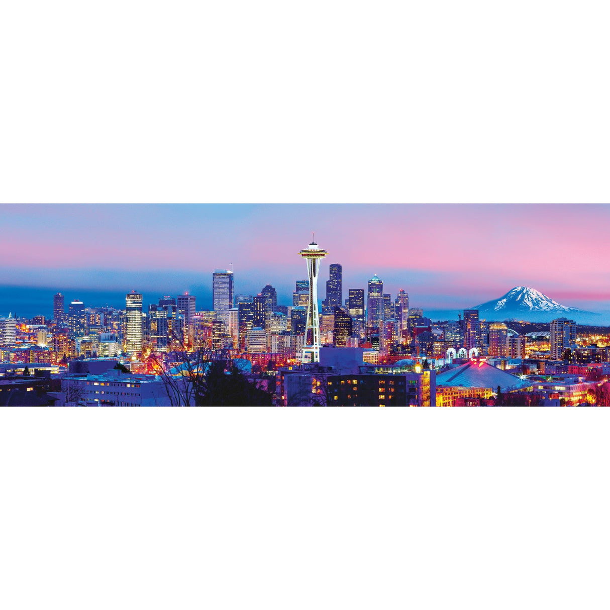 Seattle, Washington 1000 Piece Panoramic Jigsaw Puzzle