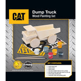 CAT - Caterpillar Dump Truck Wood Craft & Paint Kit