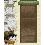 Mammals of Yellowstone National Park 1000 Piece Jigsaw Puzzle