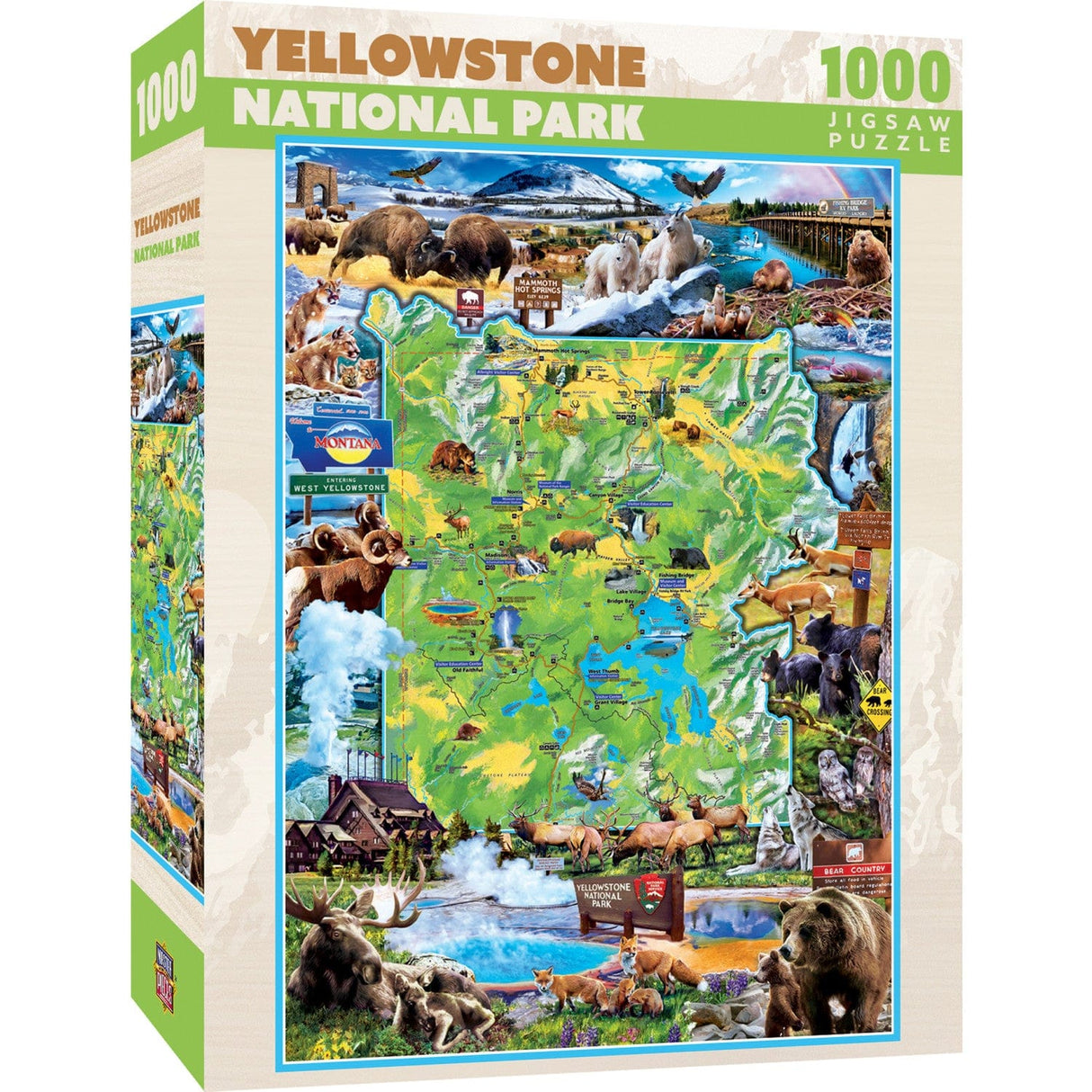 Yellowstone National Park 1000 Piece Jigsaw Puzzle