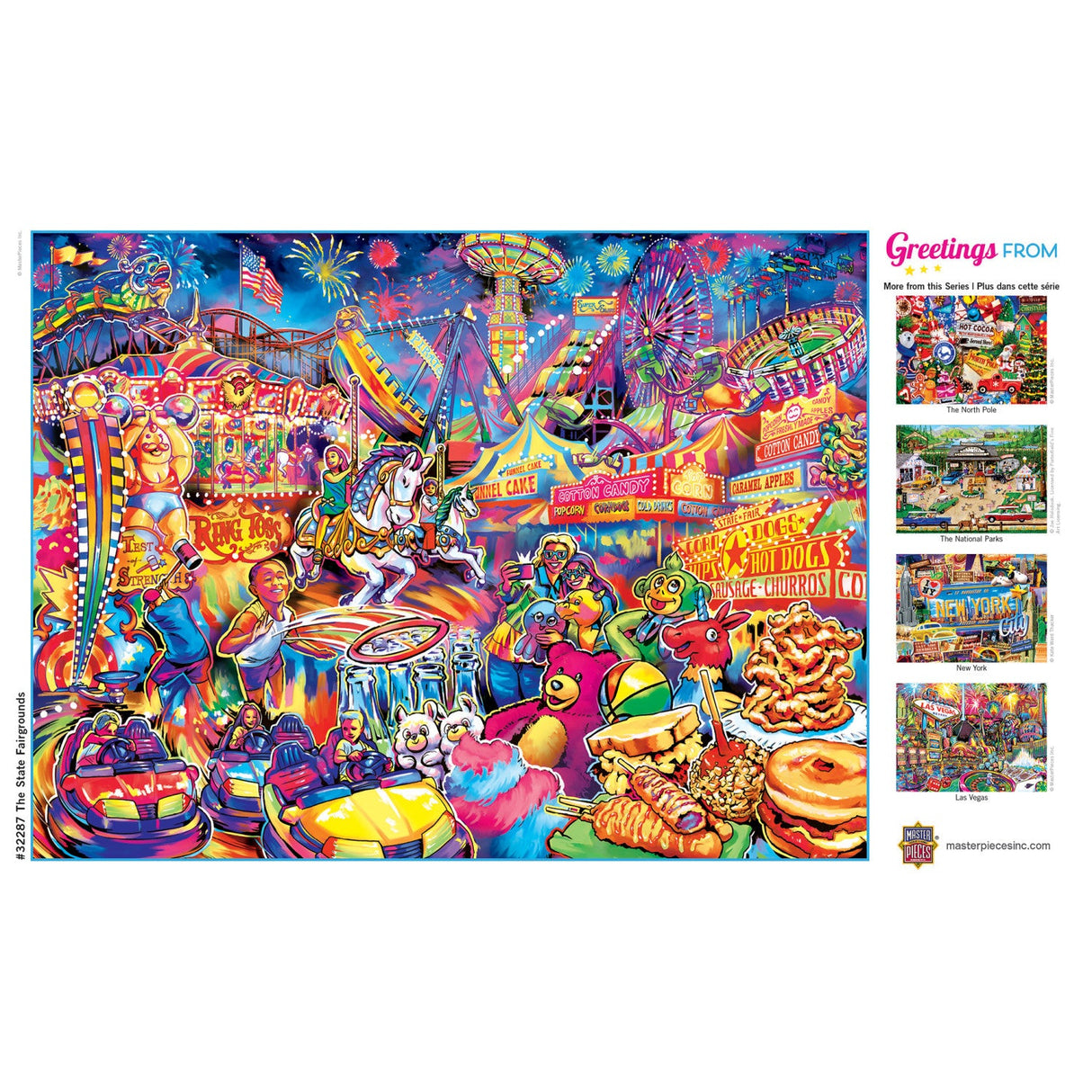 Greetings From The State Fairgrounds - 550 Piece Jigsaw Puzzle