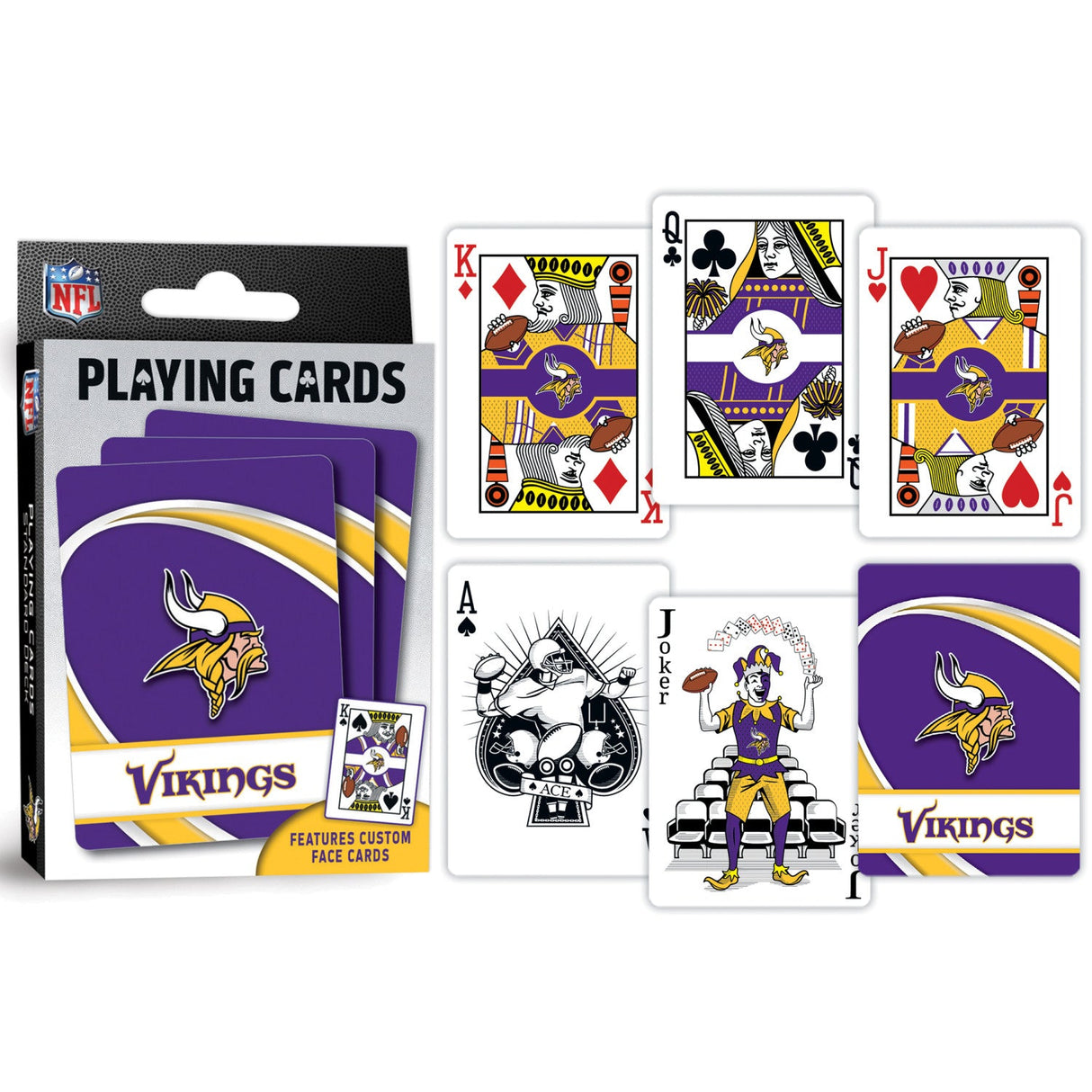 Minnesota Vikings Playing Cards - 54 Card Deck