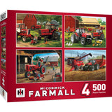 Farmall 4-Pack 500 Piece Jigsaw Puzzles