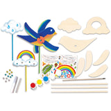 Whirligig Buildable Wood Craft & Paint Kit