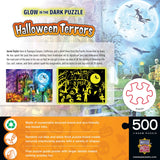 Glow in the Dark - Halloween Terrors 500 Piece Jigsaw Puzzle