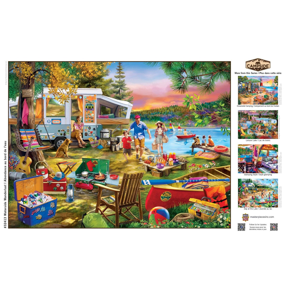 Campside - Waterslide Wanderlust 300 Piece EZ Grip Jigsaw Puzzle