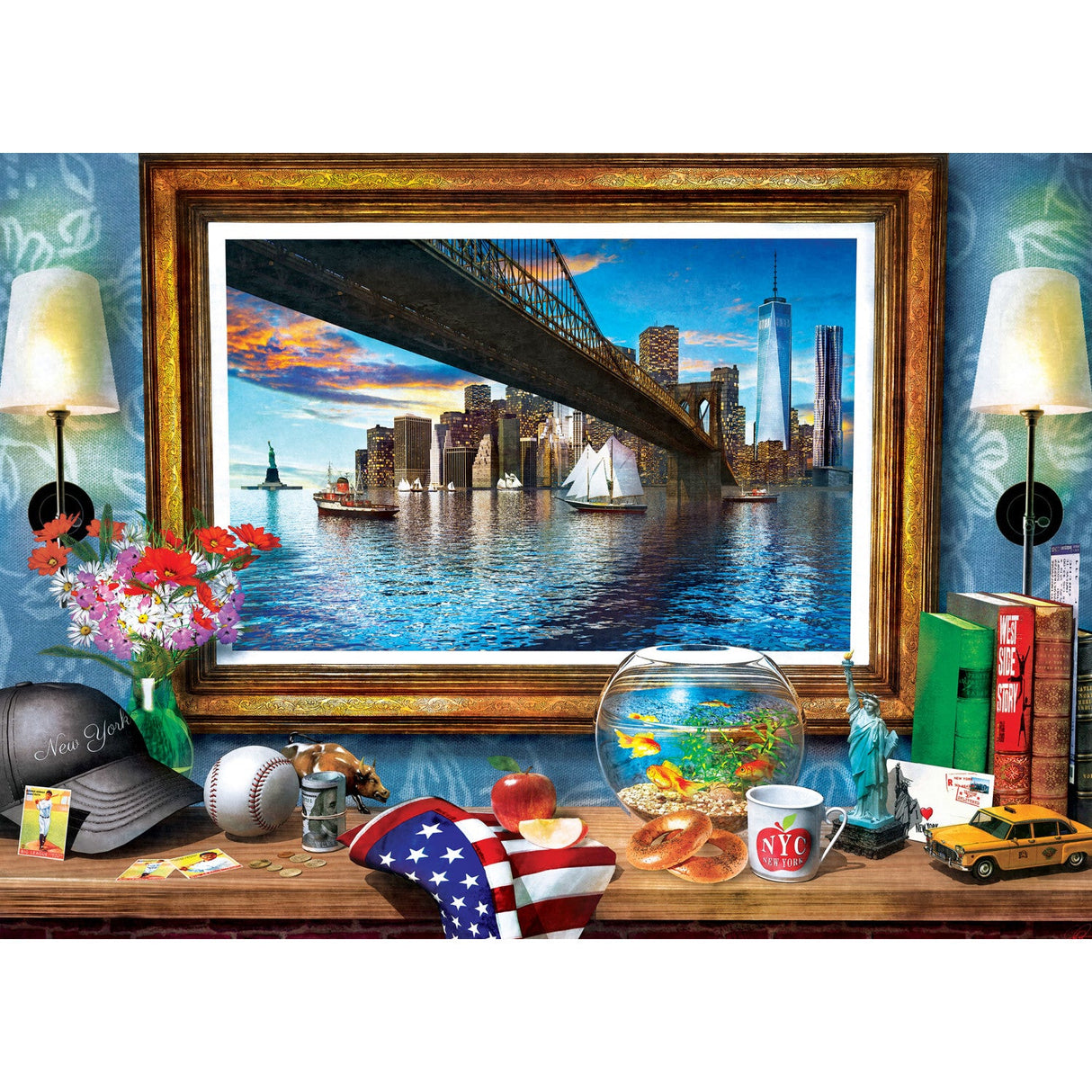 Belle Vue - A New York View 1000 Piece Jigsaw Puzzle