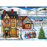 Season's Greetings - Main Street Carolers 1000 Piece Jigsaw Puzzle