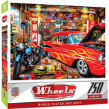 Wheels - Retro Garage 750 Piece Jigsaw Puzzle