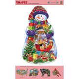 Contours - Snowman Spectacle Shaped 1000 Piece Jigsaw puzzle