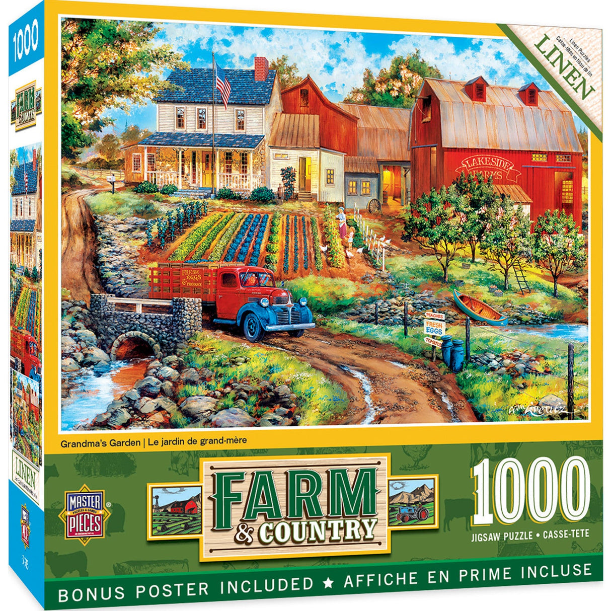 Farm & Country - Grandma's Garden 1000 Piece Jigsaw Puzzle