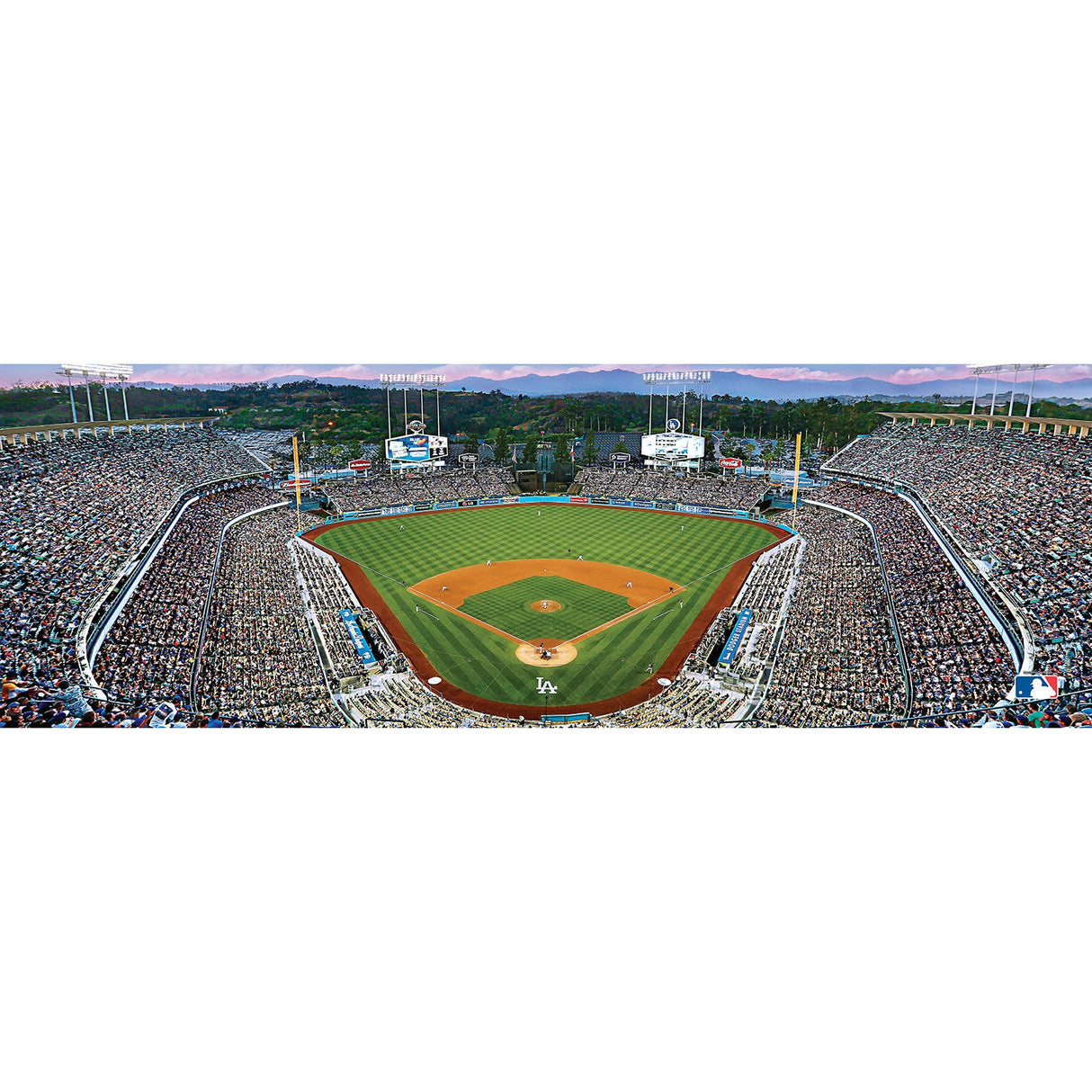 Los Angeles Dodgers - 1000 Piece Panoramic Jigsaw Puzzle