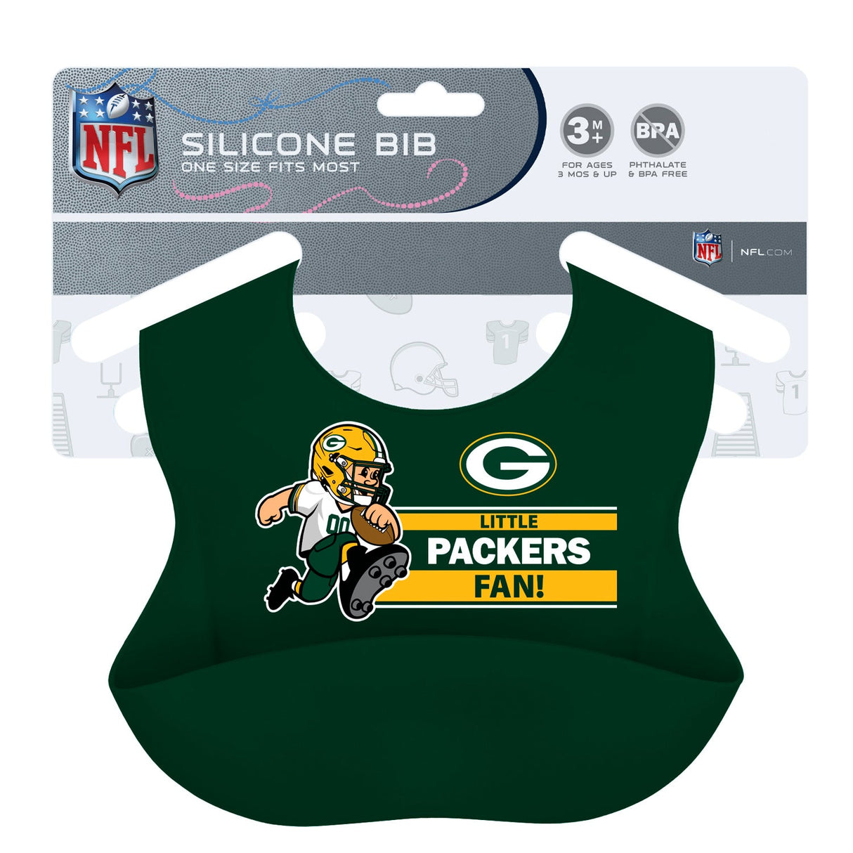 Green Bay Packers - NFL Silicone Bib