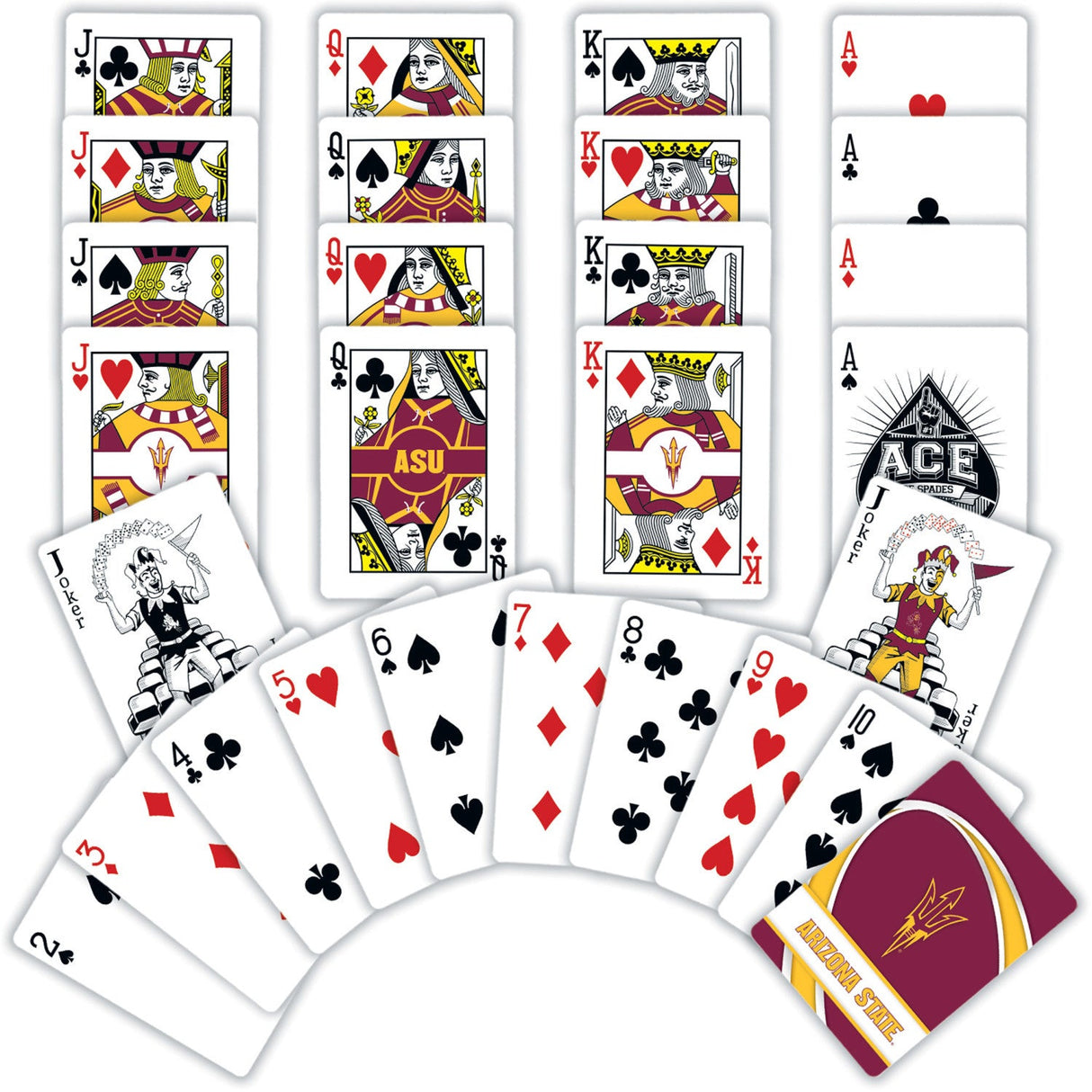 Arizona State Sun Devils Playing Cards - 54 Card Deck