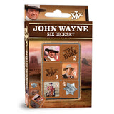 John Wayne 6 Piece D6 Gaming Dice Set