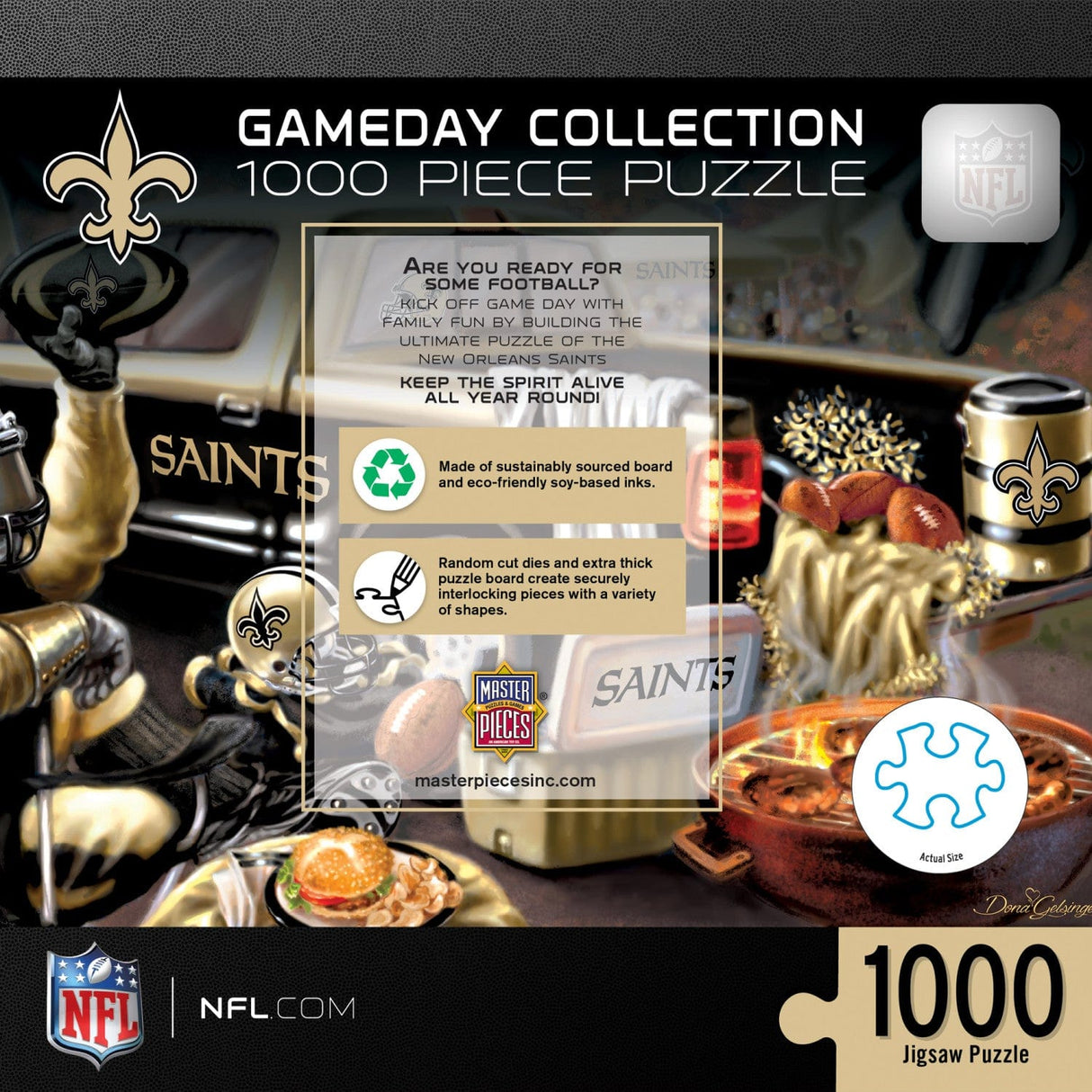 New Orleans Saints - Gameday 1000 Piece Jigsaw Puzzle