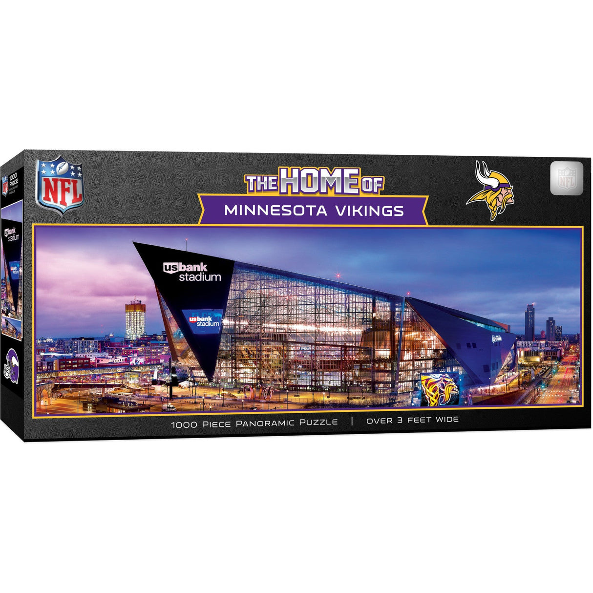 Minnesota Vikings - Stadium View 1000 Piece Panoramic Jigsaw Puzzle