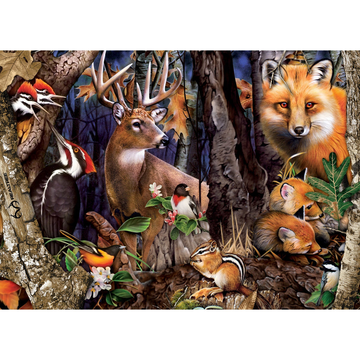 Realtree - Forest Gathering 1000 Piece Jigsaw Puzzle