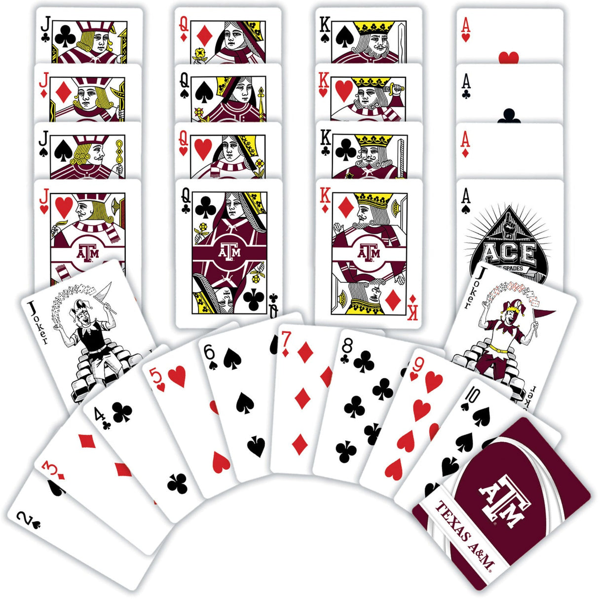 Texas A&M Aggies Playing Cards - 54 Card Deck