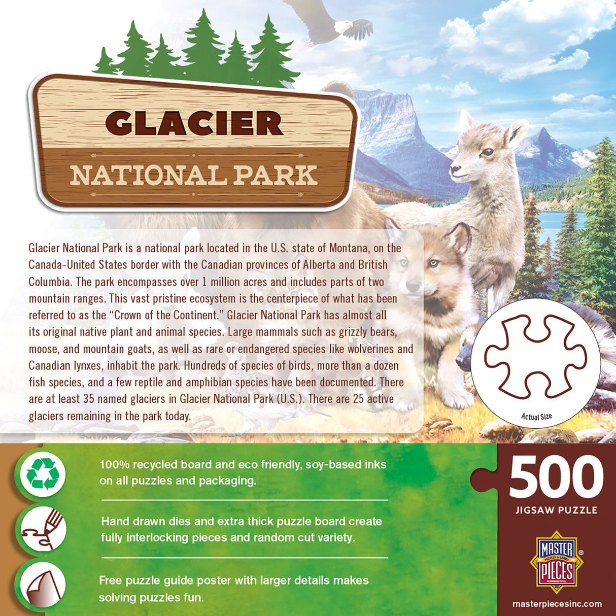 Glacier National Park 500 Piece Jigsaw Puzzle