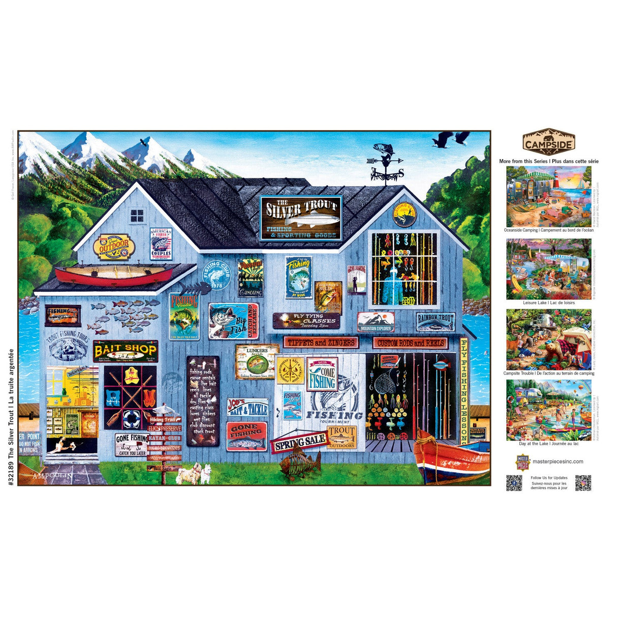 Campside - The Silver Trout 300 Piece EZ Grip Jigsaw Puzzle