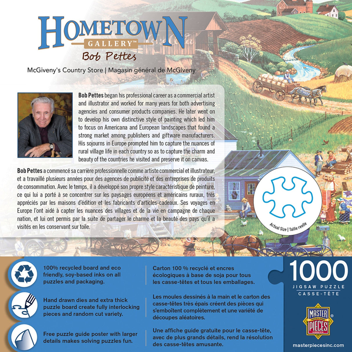 Hometown Gallery - McGiveny's Country Store 1000 Piece Jigsaw Puzzle