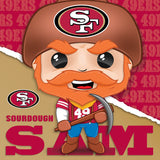 Sourdough Sam - San Francisco 49ers Mascot 100 Piece Jigsaw Puzzle