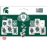 Michigan State Spartans - 2-Pack Playing Cards & Dice Set