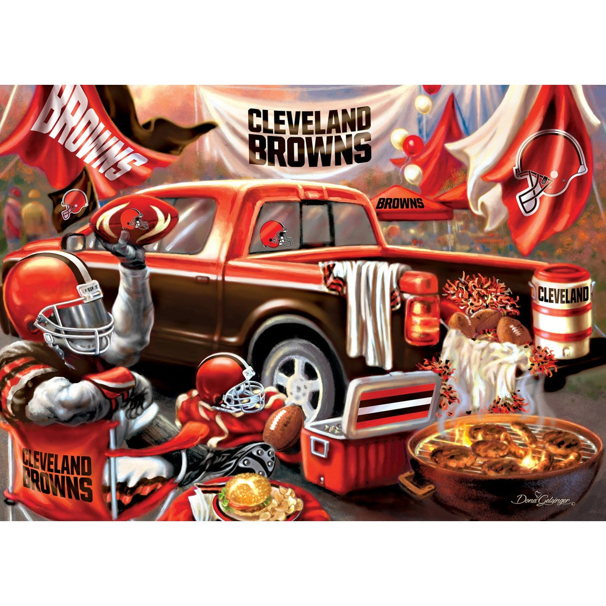 Cleveland Browns - Gameday 1000 Piece Jigsaw Puzzle