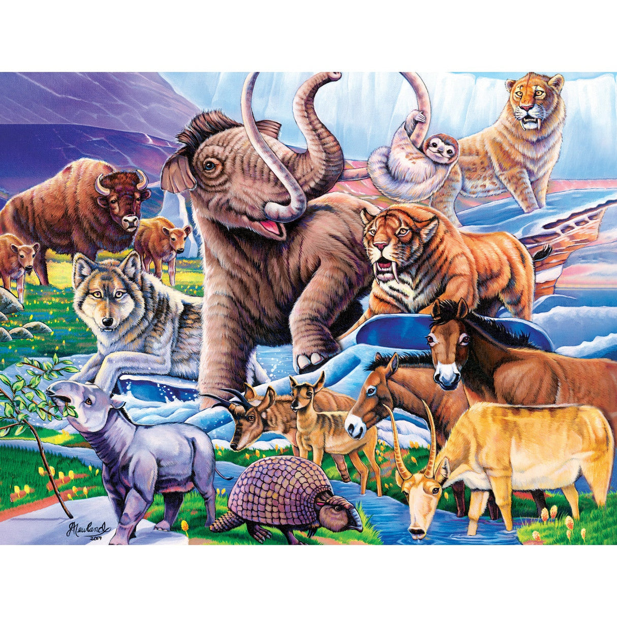 World of Animals - Ice Age Friends 100 Piece Jigsaw Puzzle