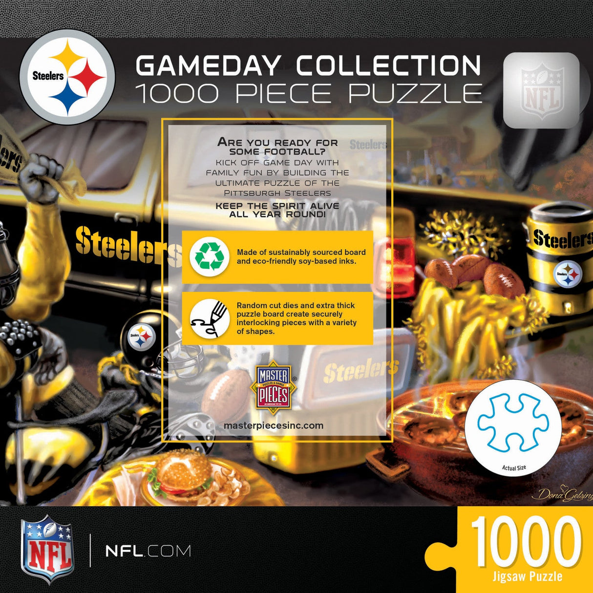 Pittsburgh Steelers - Gameday 1000 Piece Jigsaw Puzzle