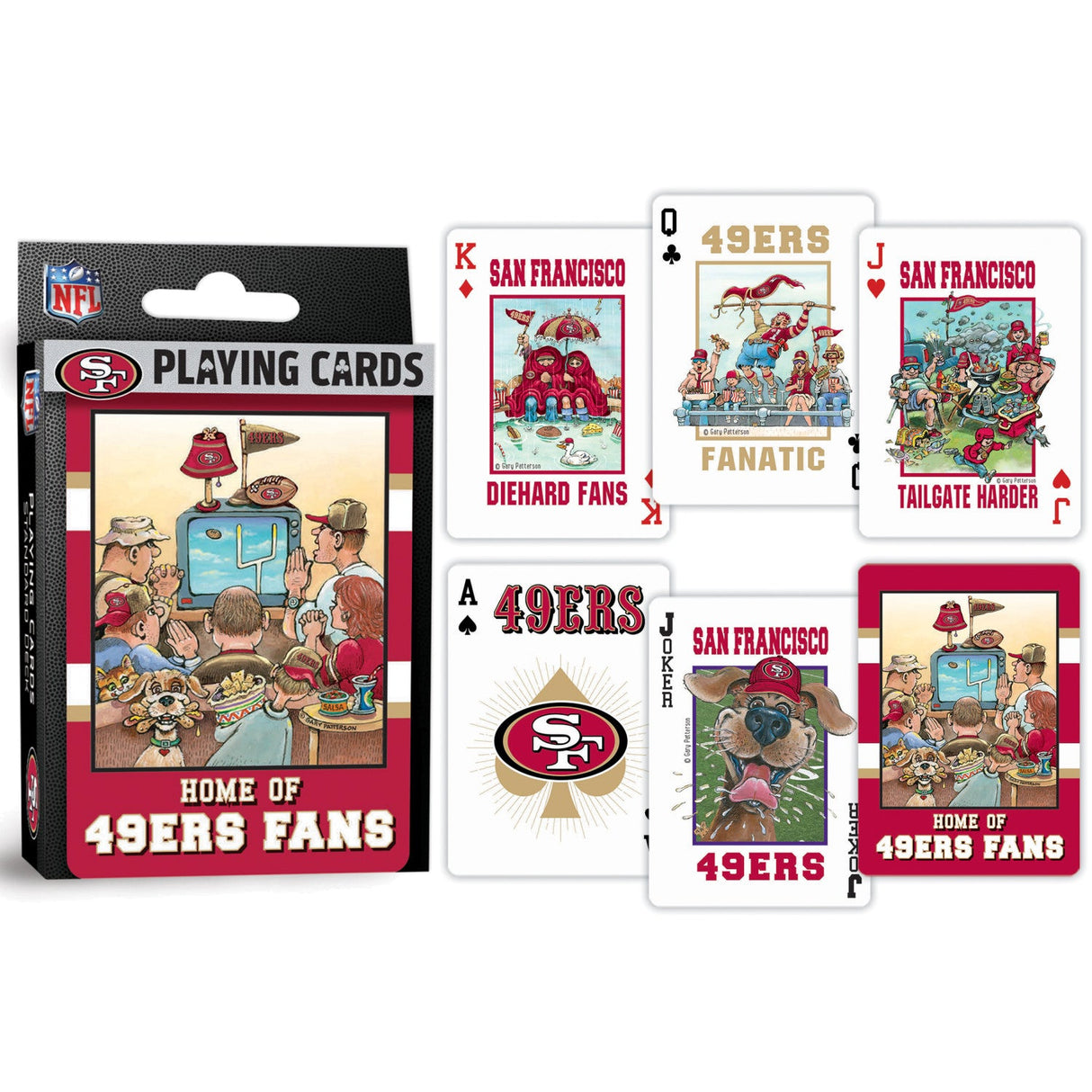 San Francisco 49ers Fan Deck Playing Cards - 54 Card Deck