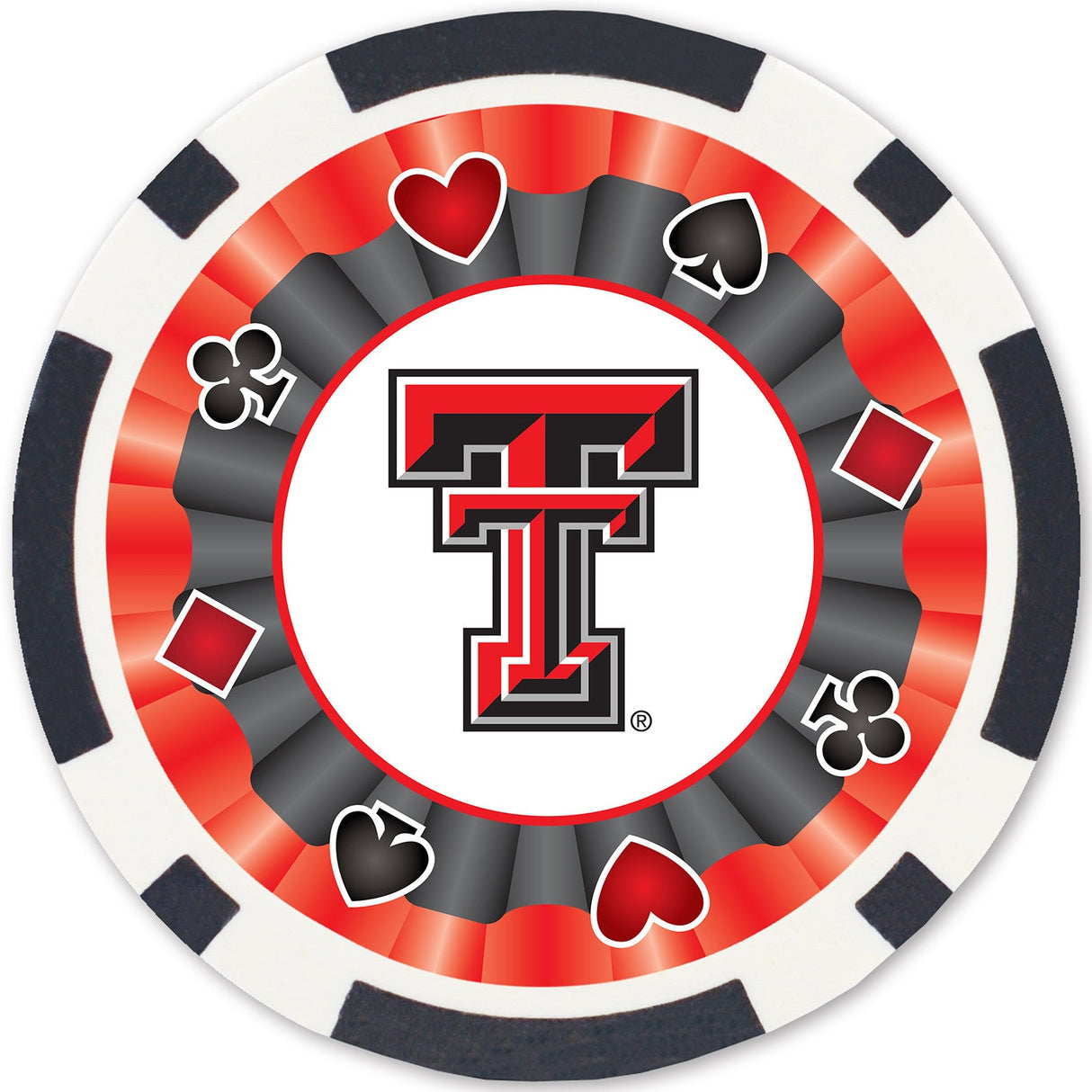 Texas Tech Red Raiders 100 Piece Poker Chips