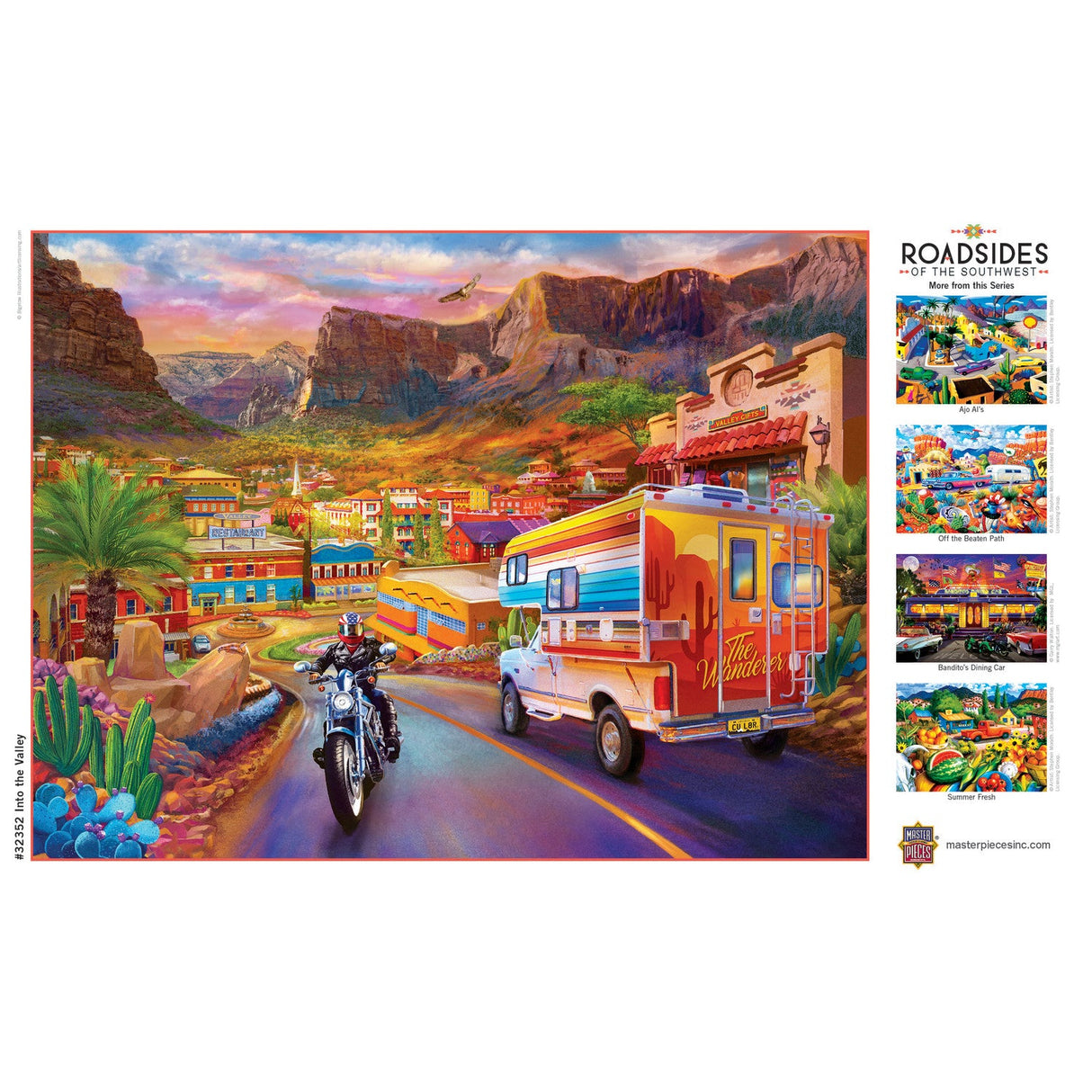 Roadsides of the Southwest - Into the Valley 500 Piece Jigsaw Puzzle