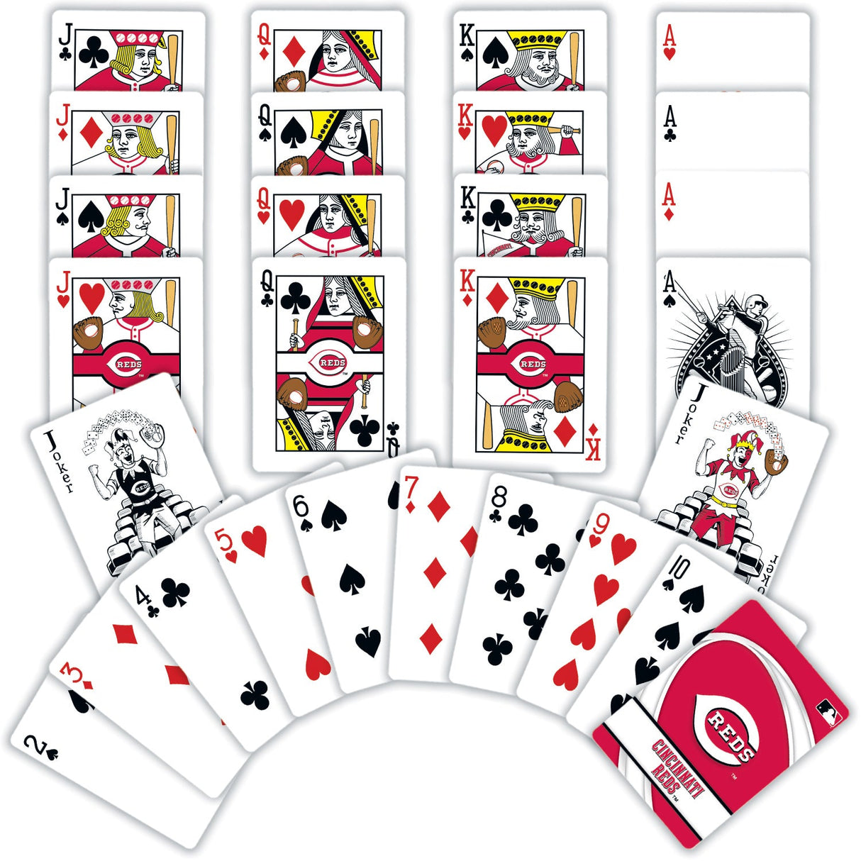 Cincinnati Reds Playing Cards - 54 Card Deck