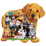 Puppy Pals - 100 Piece Shaped Jigsaw Puzzle