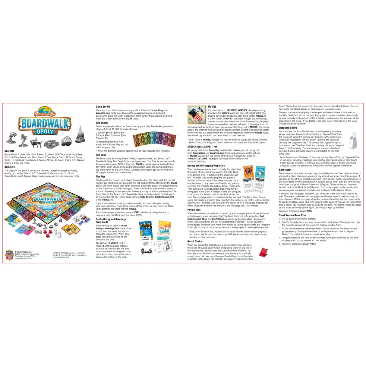 Beach Life - Boardwalk Opoly