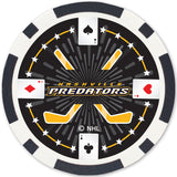 Nashville Predators 100 Piece Poker Chips