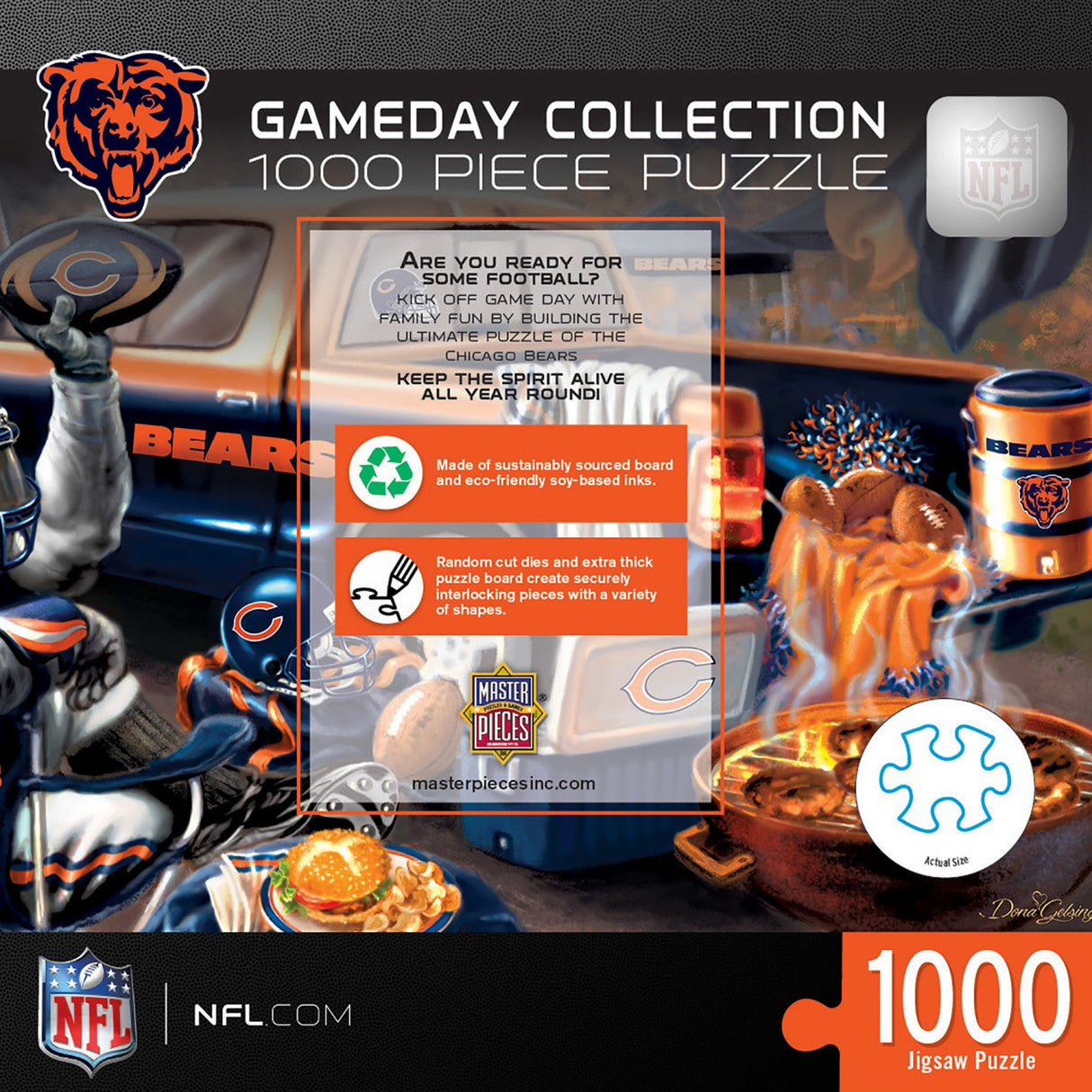 Chicago Bears - Gameday 1000 Piece Jigsaw Puzzle