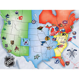 NHL - League Map 500 Piece Jigsaw Puzzle