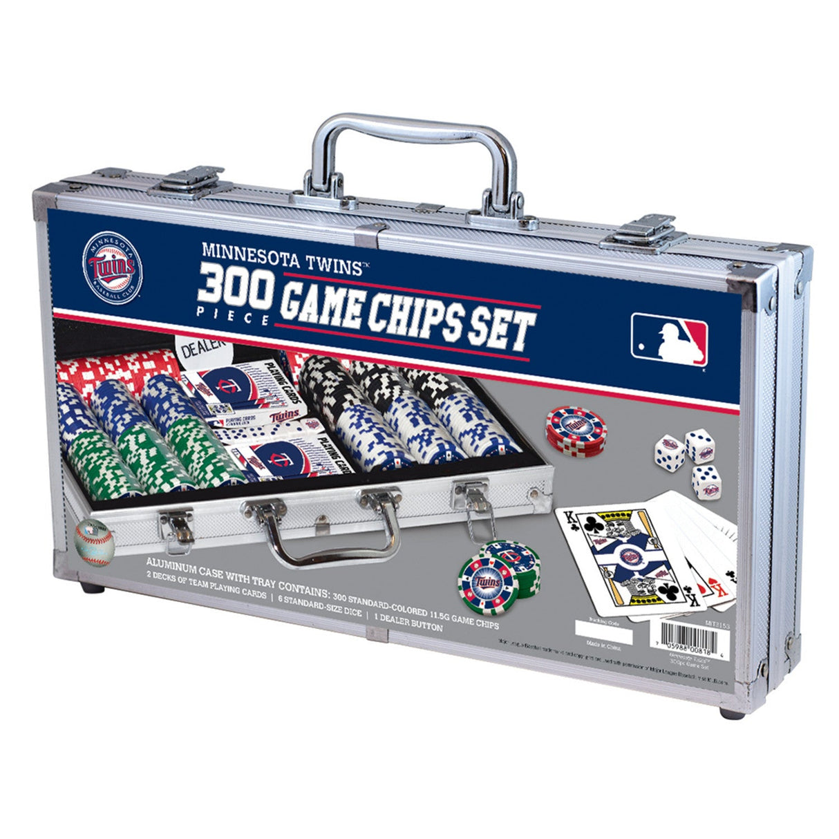 Minnesota Twins 300 Piece Poker Set