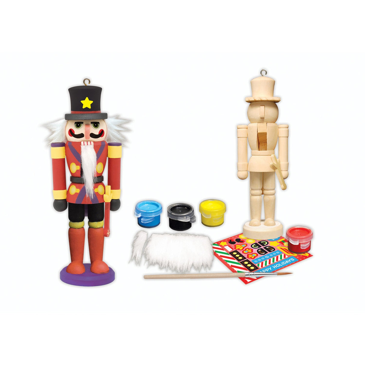 Nutcracker Soldier Ornament Wood Paint Kit