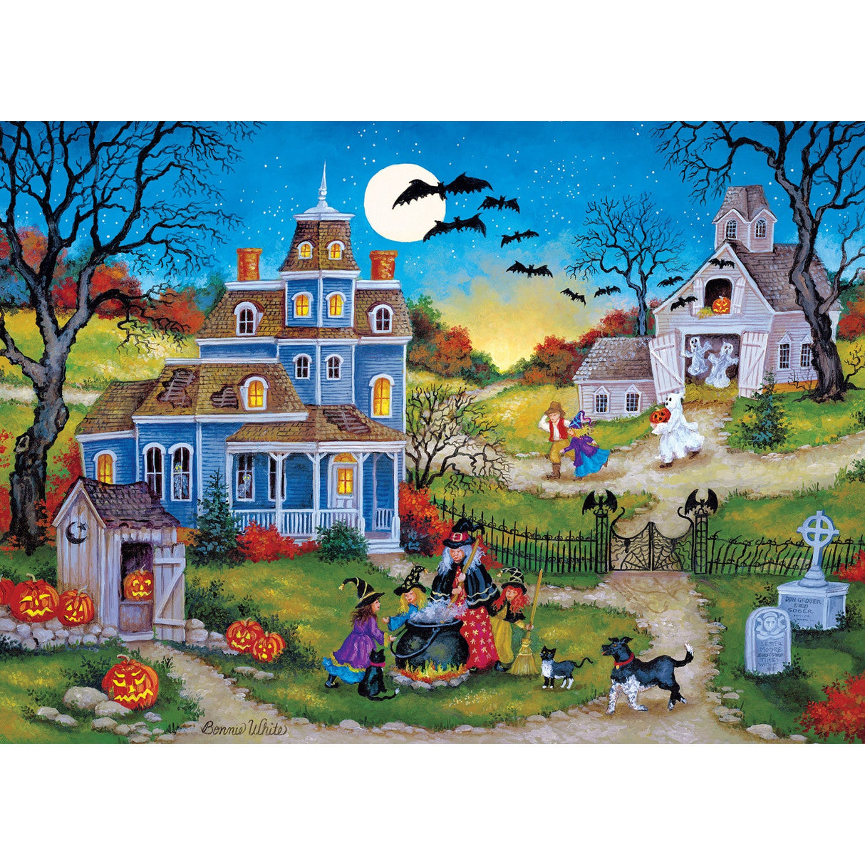 Glow in the Dark - Three Little Witches 1000 Piece Jigsaw Puzzle