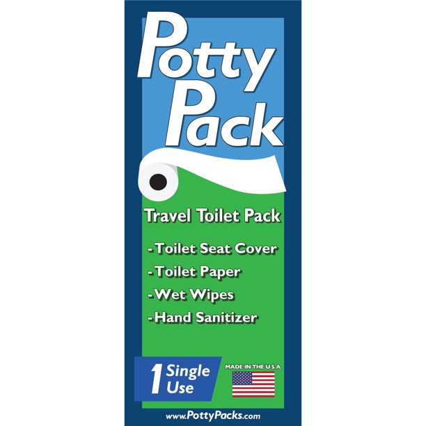 El paquete original para ir al baño de Potty Packs