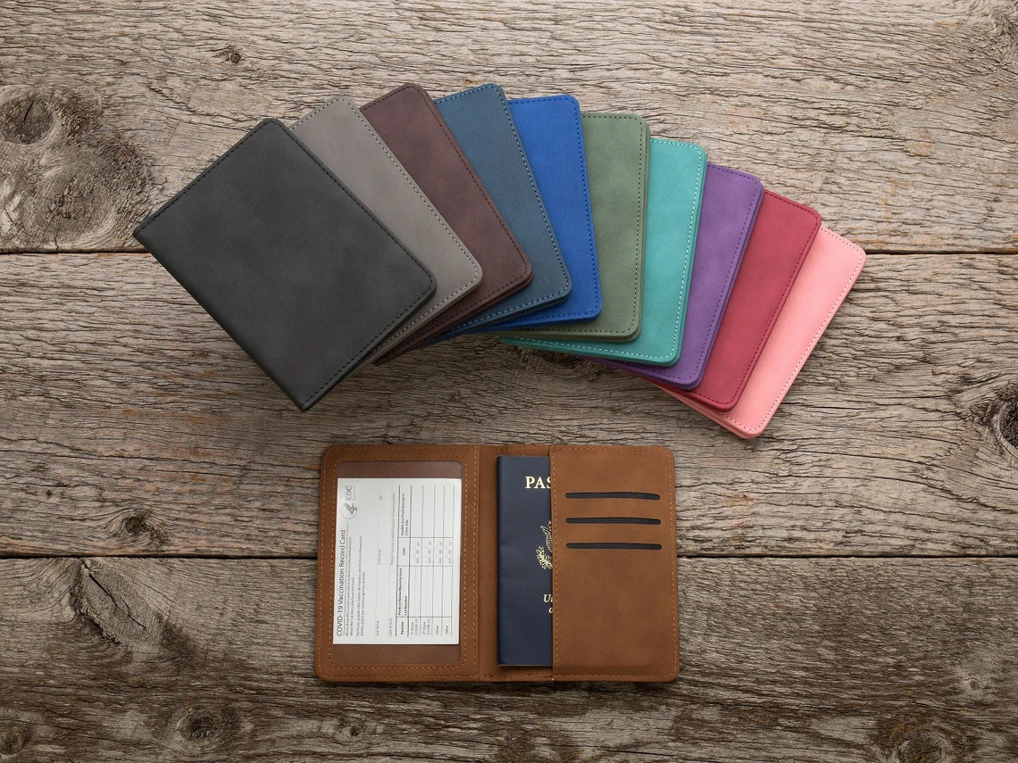 RFID Blocking Leather Passport/ID Holder