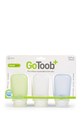 GoToob+ 2.5 oz (Medium) Travel Tubes by humangear (3 pack)