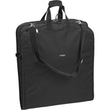 42" Premium Travel Garment Bag with Shoulder Strap, Two Large Pockets and Printed Lining by WallyBags