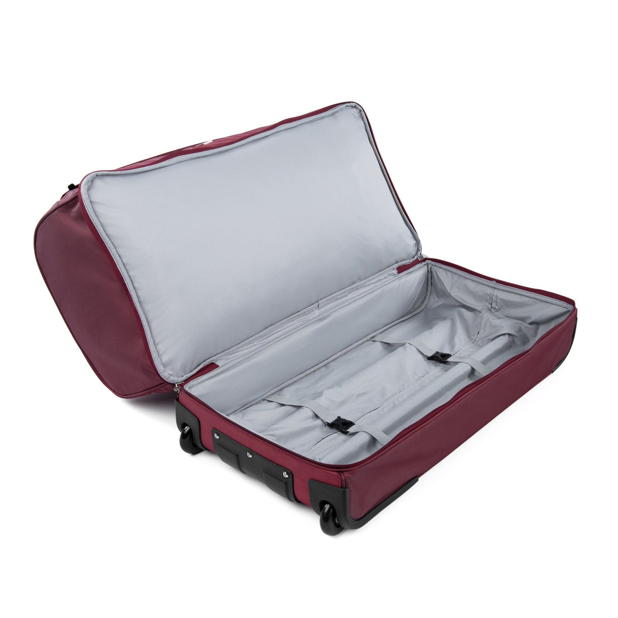 Bolsa de viaje con ruedas y fondo abatible Roadtrip de 30" con cubos de embalaje de Travelpro