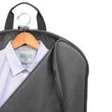 45" Premium Extra Capacity Garment Bag with Pockets and Pinstripe Lining by WallyBags